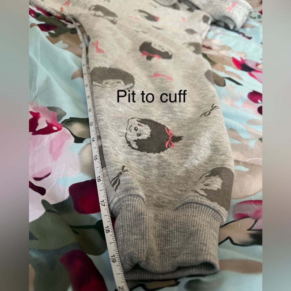 Monchhichi Women’s Grey Cropped Oversized Hoodie - Picture 7 of 10